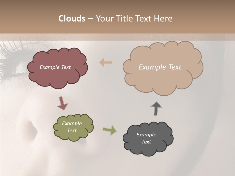 Expression Vitality Brunette PowerPoint Template
