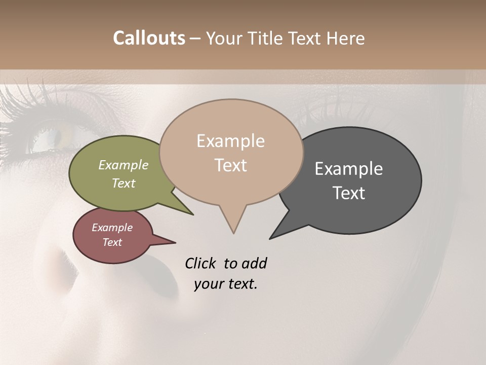 Expression Vitality Brunette PowerPoint Template