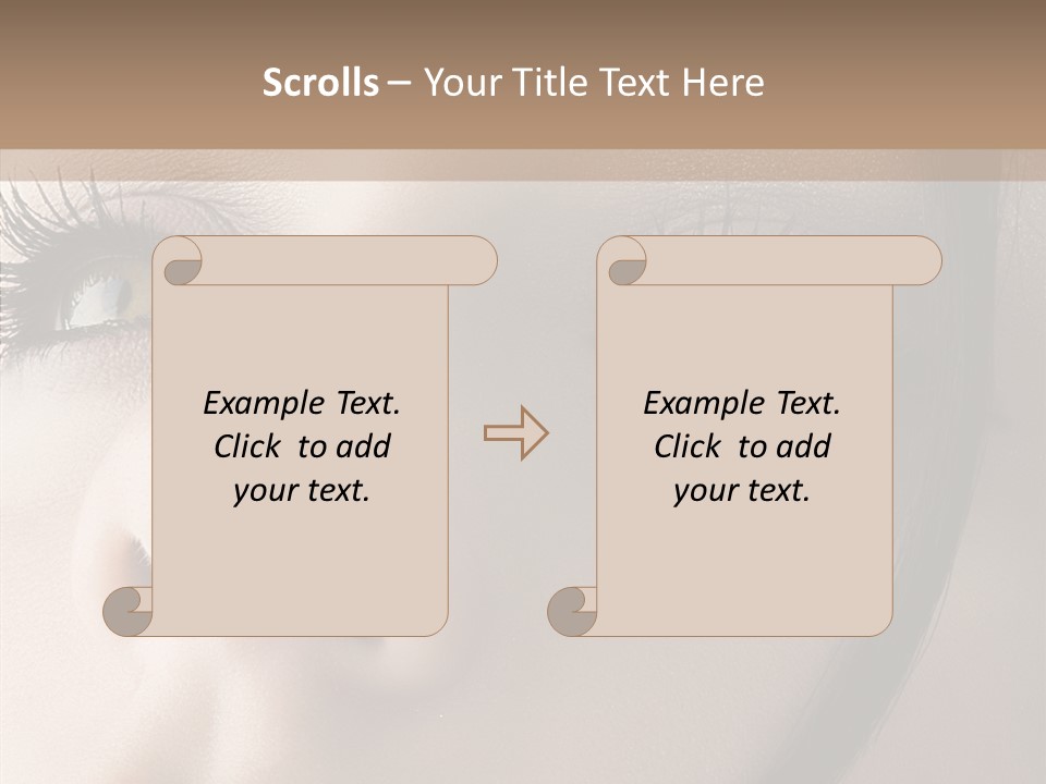 Expression Vitality Brunette PowerPoint Template