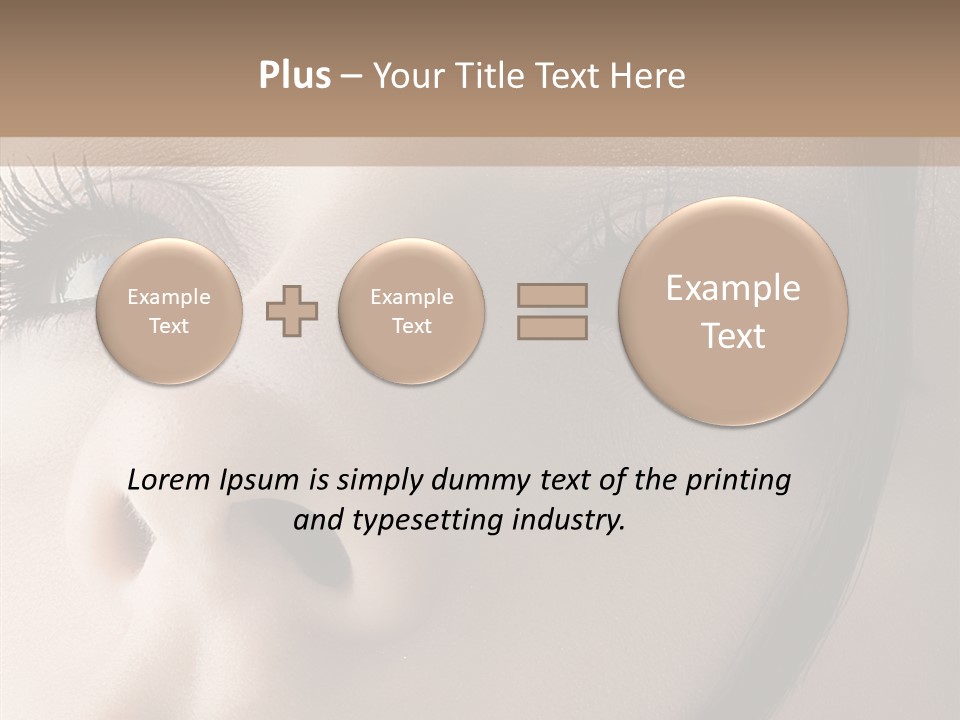 Expression Vitality Brunette PowerPoint Template