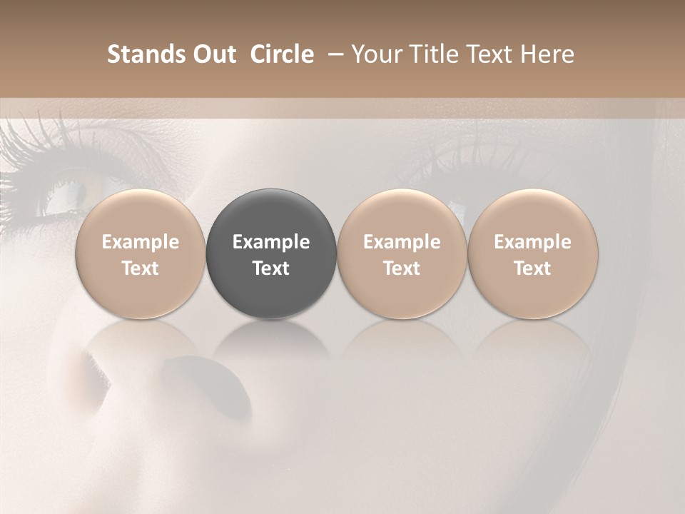 Expression Vitality Brunette PowerPoint Template