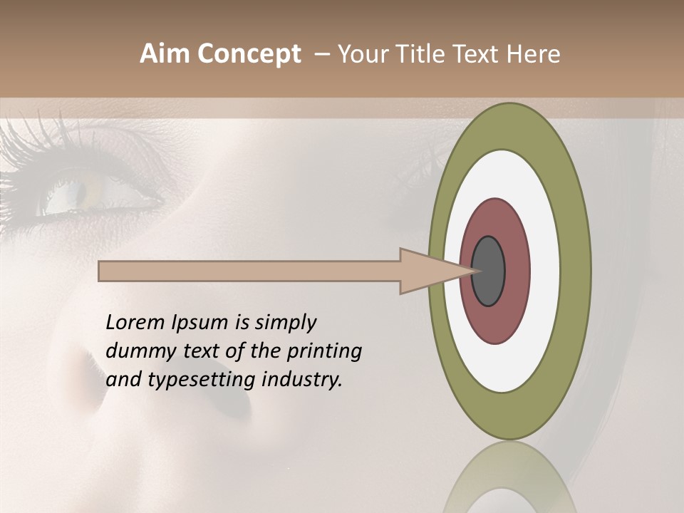 Expression Vitality Brunette PowerPoint Template