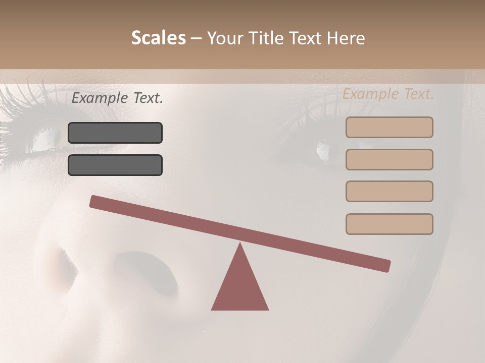 Expression Vitality Brunette PowerPoint Template