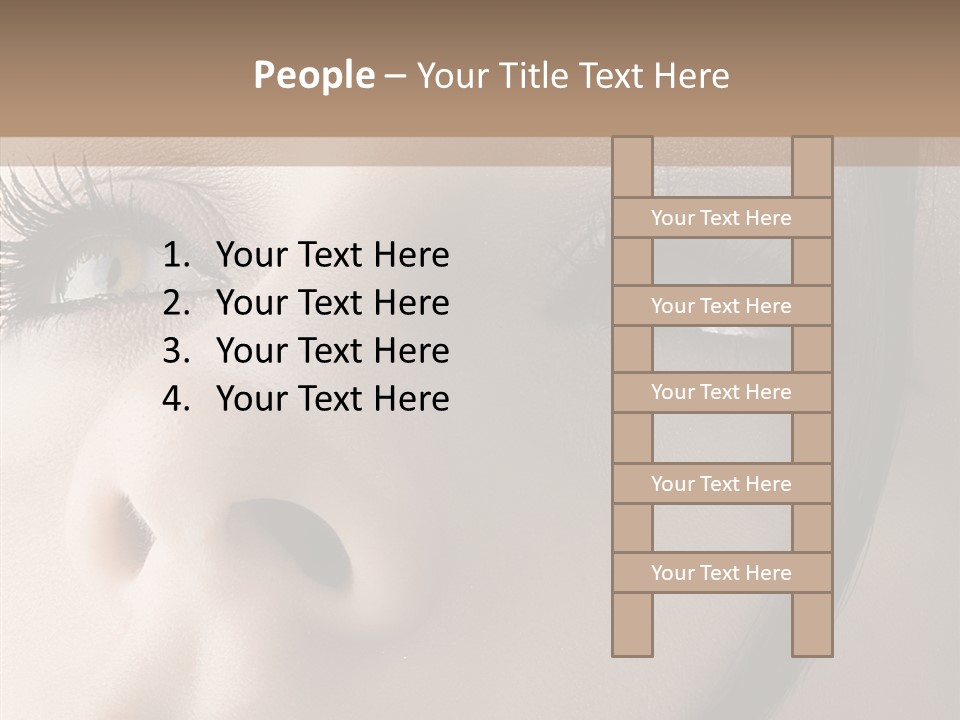 Expression Vitality Brunette PowerPoint Template