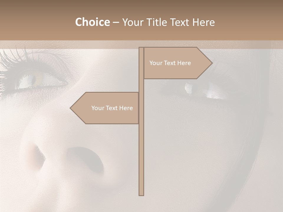 Expression Vitality Brunette PowerPoint Template