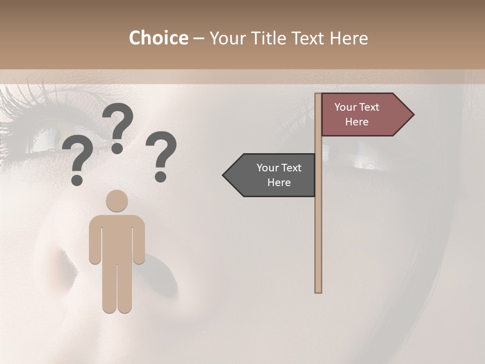 Expression Vitality Brunette PowerPoint Template