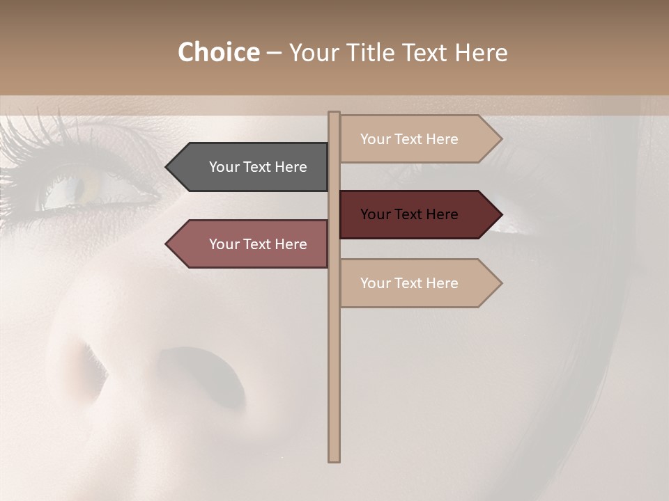 Expression Vitality Brunette PowerPoint Template