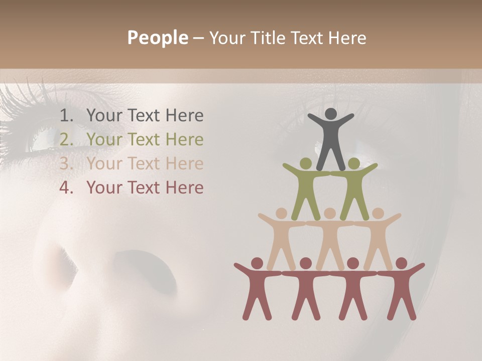 Expression Vitality Brunette PowerPoint Template