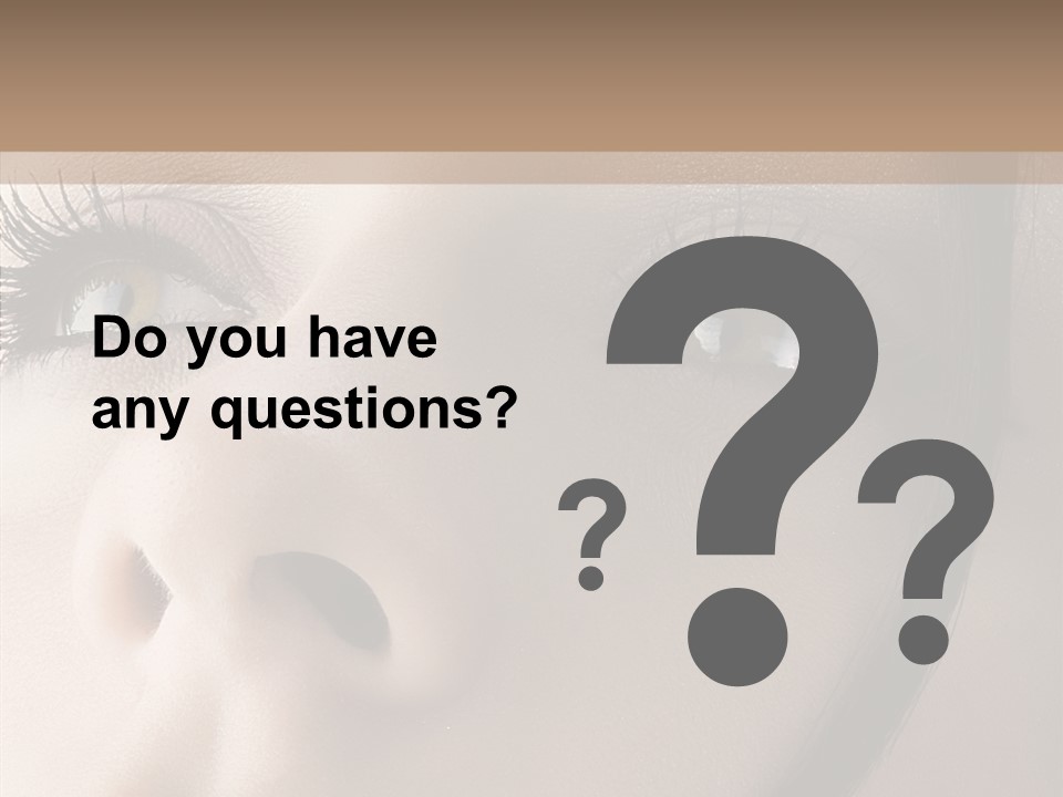 Expression Vitality Brunette PowerPoint Template