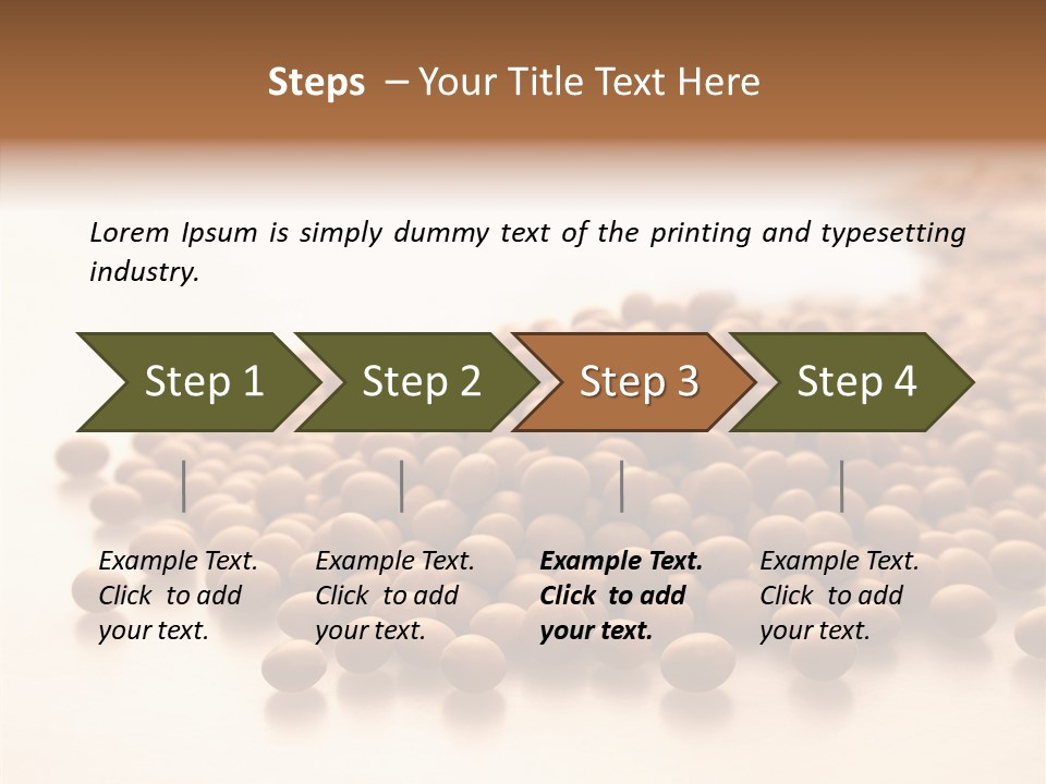 Legumes Green Starving PowerPoint Template