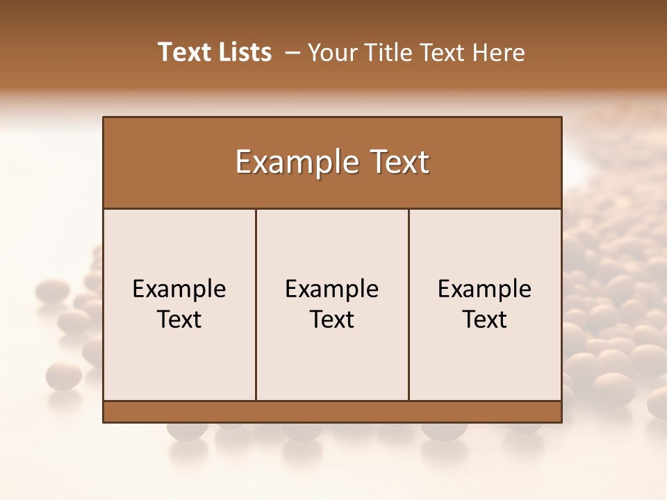 Legumes Green Starving PowerPoint Template