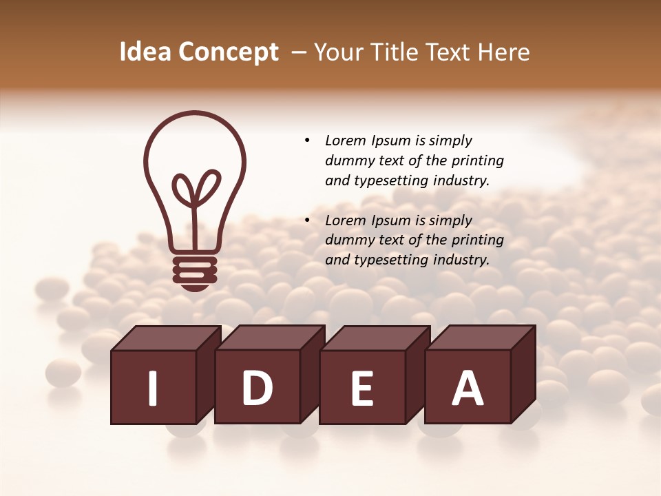 Legumes Green Starving PowerPoint Template