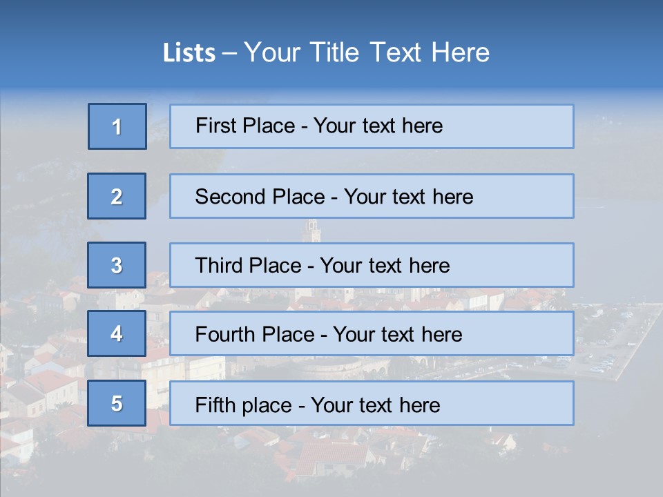 Vacation Old Europe PowerPoint Template