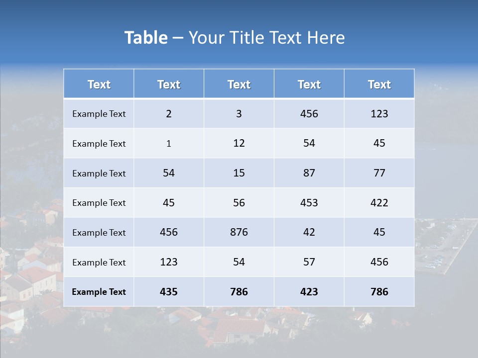 Vacation Old Europe PowerPoint Template