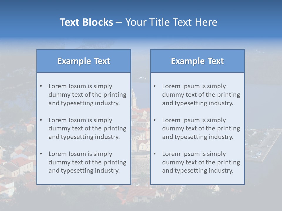 Vacation Old Europe PowerPoint Template