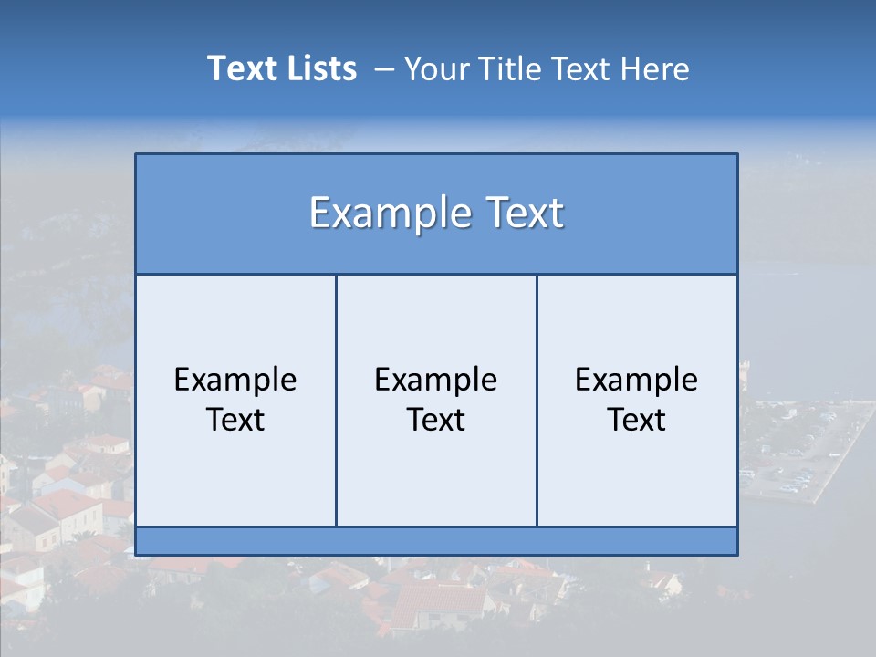 Vacation Old Europe PowerPoint Template