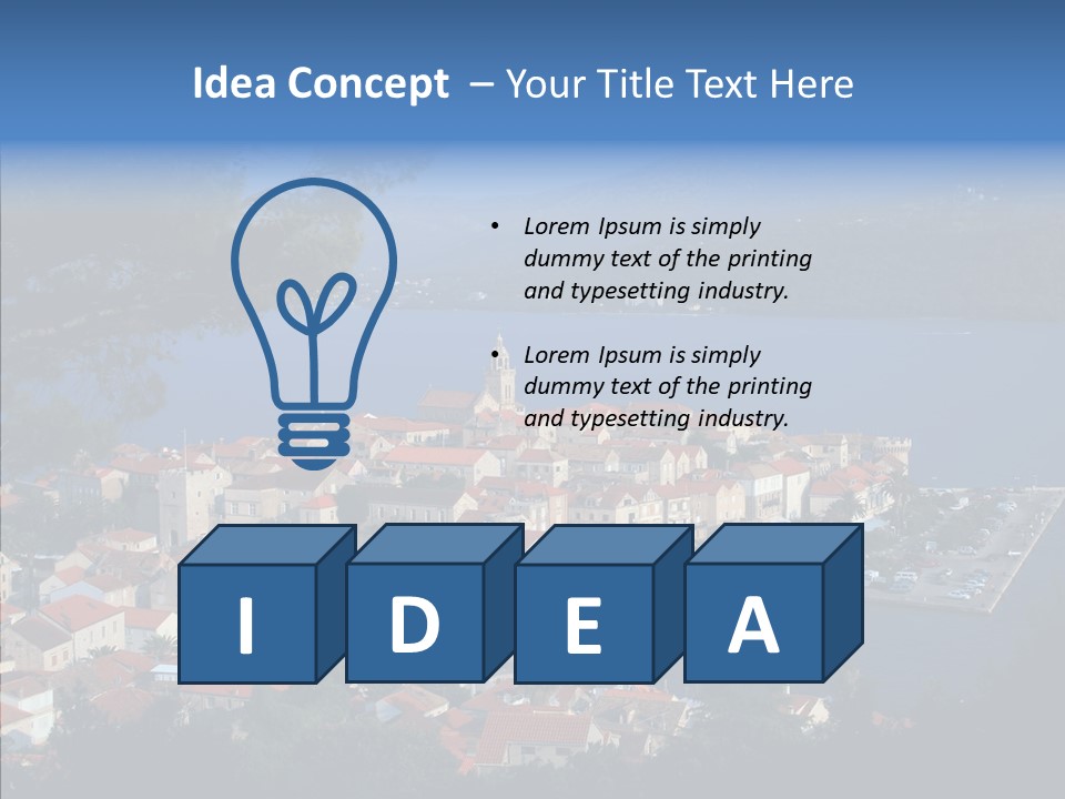 Vacation Old Europe PowerPoint Template