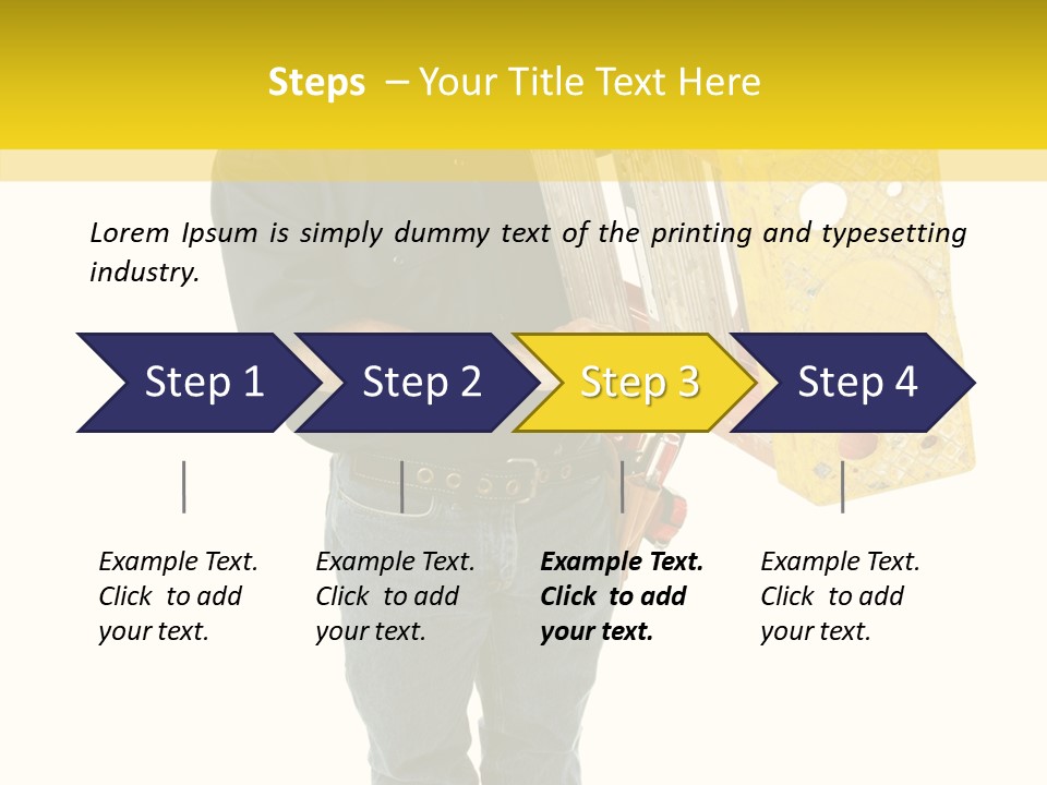 Worker Service Journeyman PowerPoint Template
