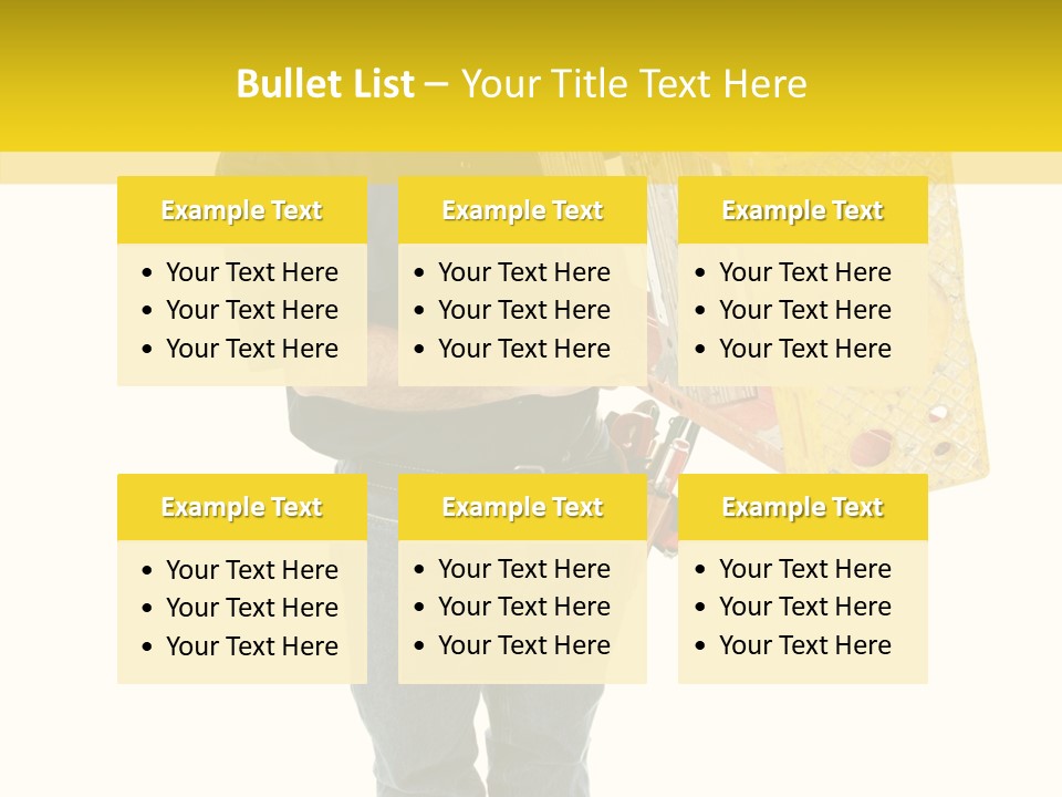 Worker Service Journeyman PowerPoint Template
