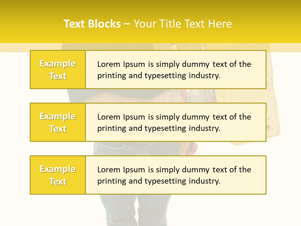Worker Service Journeyman PowerPoint Template