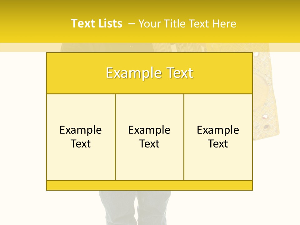 Worker Service Journeyman PowerPoint Template