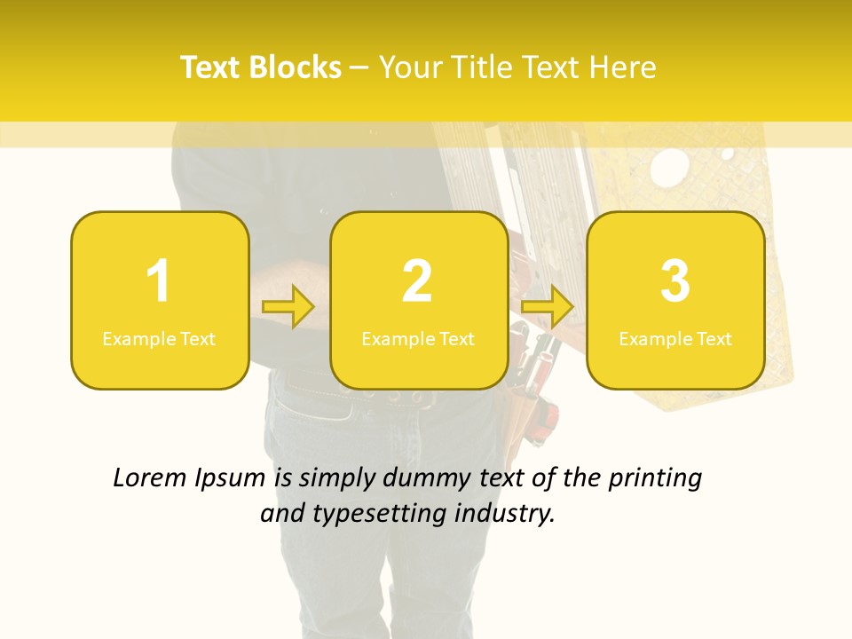 Worker Service Journeyman PowerPoint Template