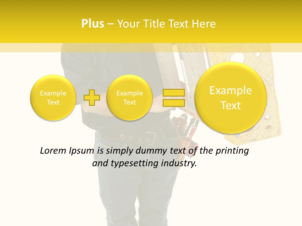 Worker Service Journeyman PowerPoint Template