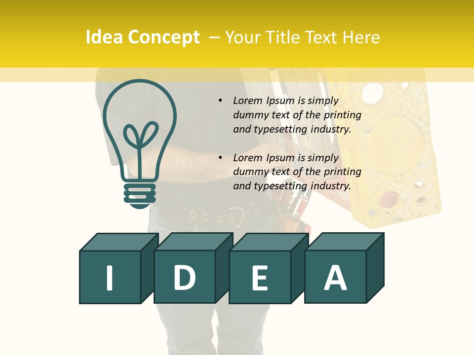 Worker Service Journeyman PowerPoint Template