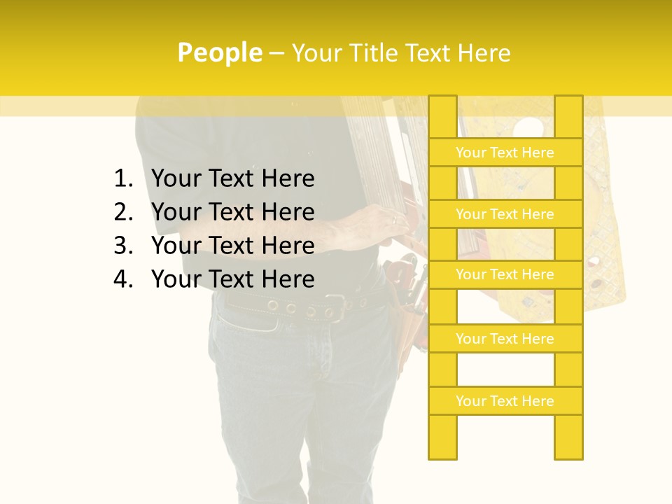 Worker Service Journeyman PowerPoint Template