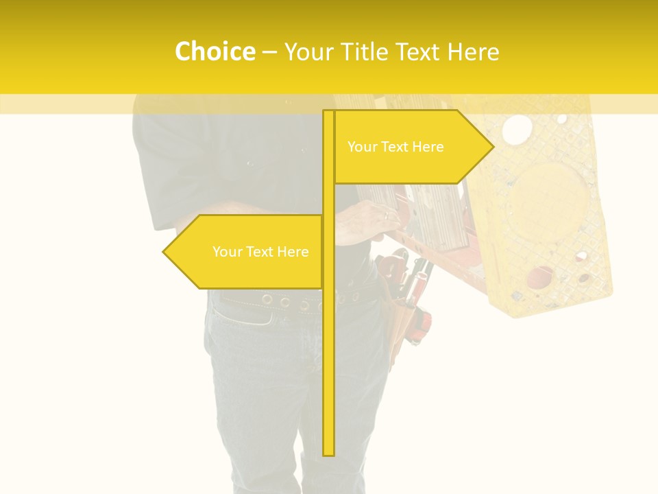 Worker Service Journeyman PowerPoint Template