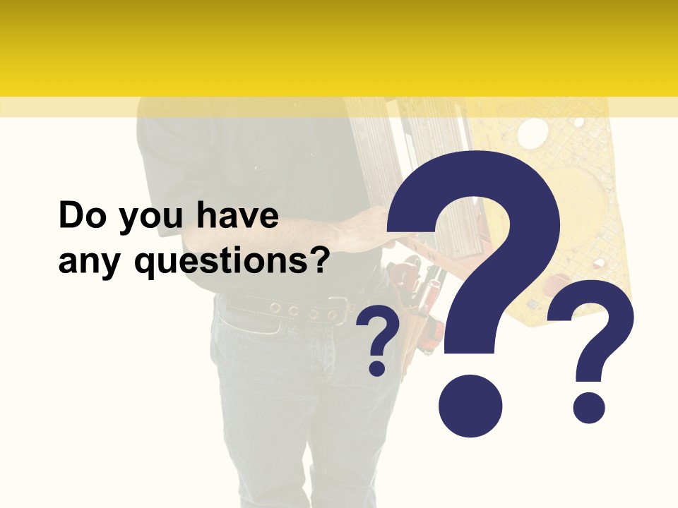 Worker Service Journeyman PowerPoint Template