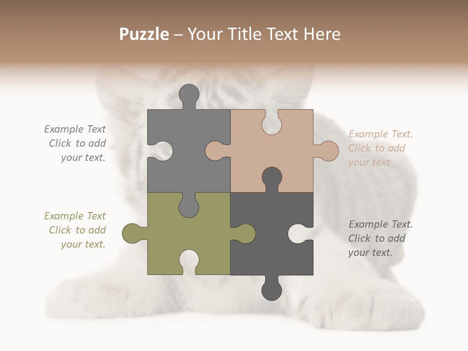 Tiger Wild Predator PowerPoint Template