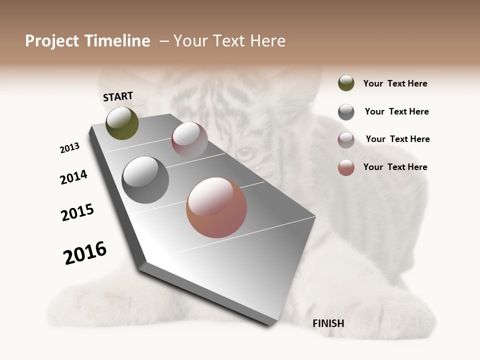 Tiger Wild Predator PowerPoint Template