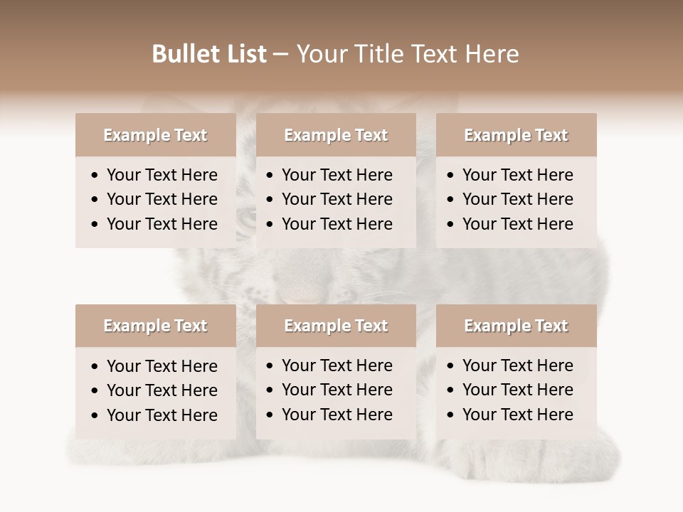 Tiger Wild Predator PowerPoint Template