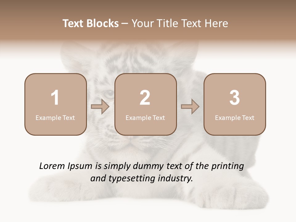 Tiger Wild Predator PowerPoint Template