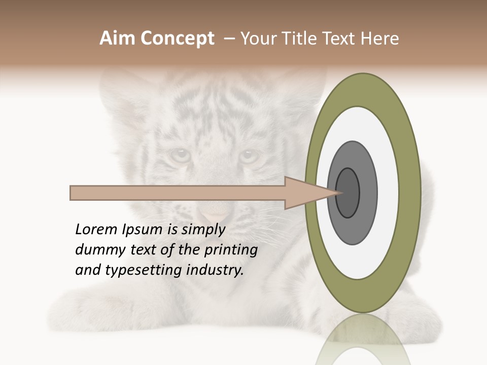 Tiger Wild Predator PowerPoint Template