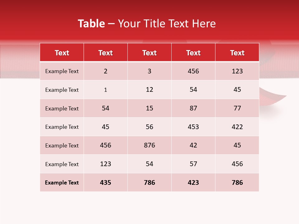 Greetings Bow Isolated PowerPoint Template