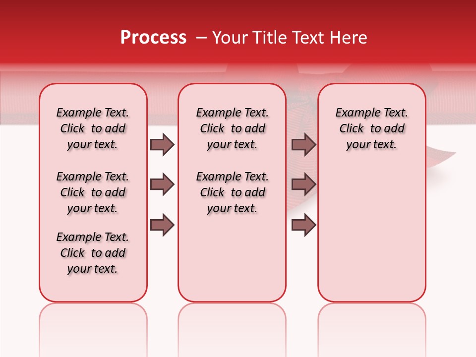 Greetings Bow Isolated PowerPoint Template