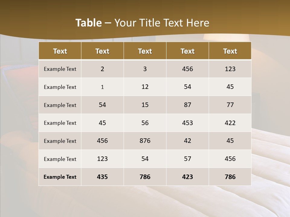 Interior Style Home PowerPoint Template