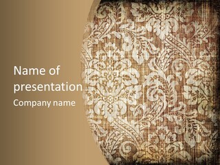 Profe Ional Per On Table PowerPoint Template
