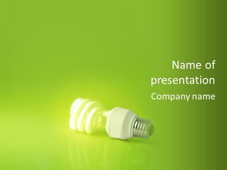 Beautiful Abstract Lightbulb PowerPoint Template