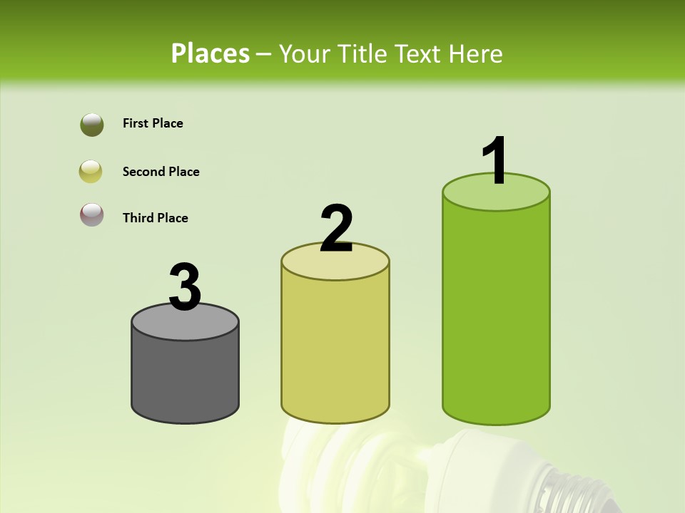 Beautiful Abstract Lightbulb PowerPoint Template