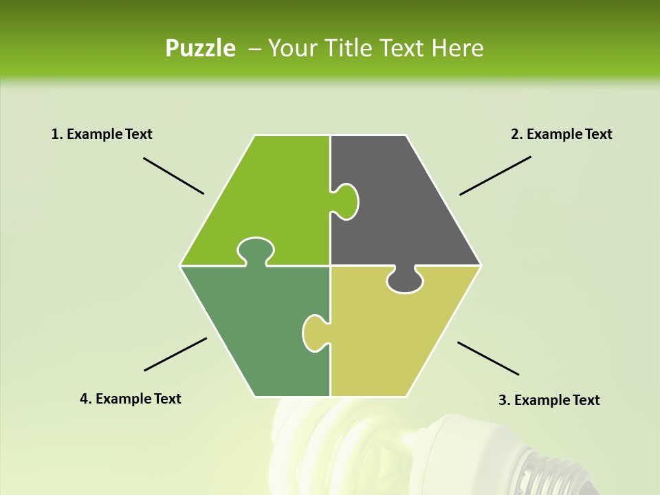 Beautiful Abstract Lightbulb PowerPoint Template