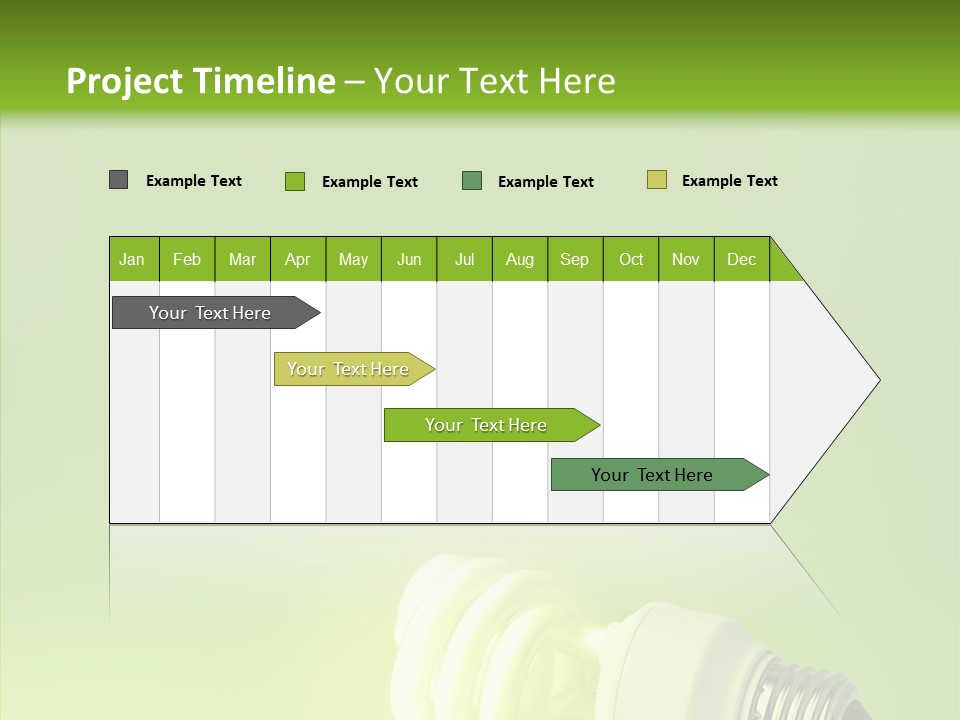 Beautiful Abstract Lightbulb PowerPoint Template