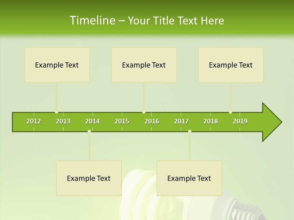 Beautiful Abstract Lightbulb PowerPoint Template
