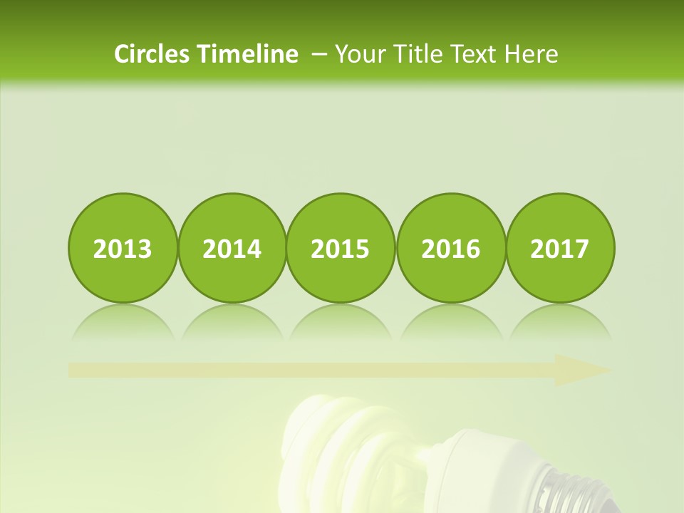 Beautiful Abstract Lightbulb PowerPoint Template