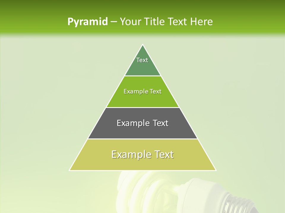 Beautiful Abstract Lightbulb PowerPoint Template