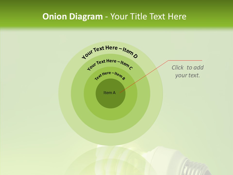 Beautiful Abstract Lightbulb PowerPoint Template