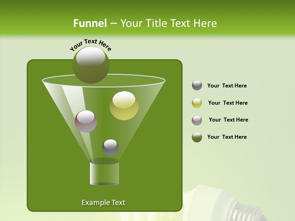 Beautiful Abstract Lightbulb PowerPoint Template