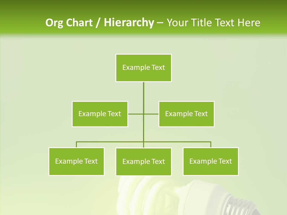 Beautiful Abstract Lightbulb PowerPoint Template
